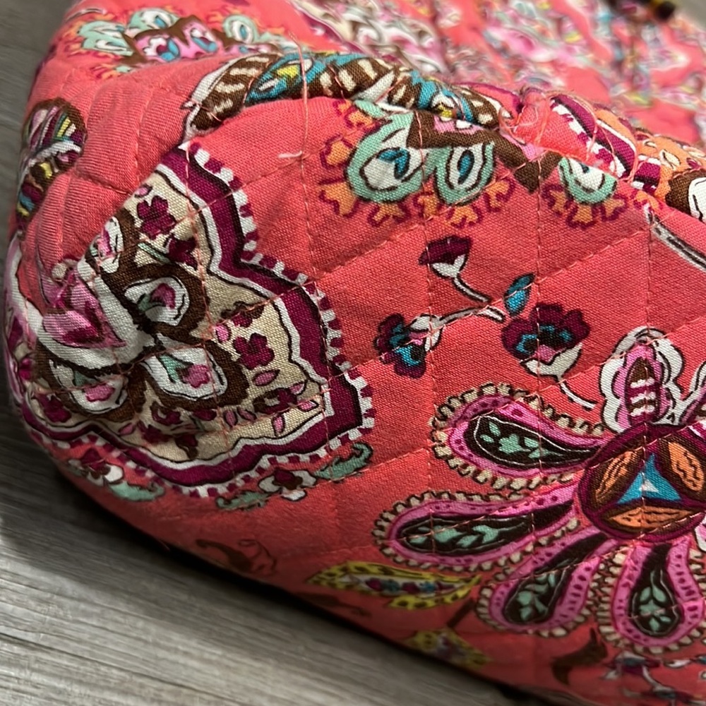 Vera Bradley Retired Color - Call Me Coral Large Tote - Picture 3 of 12